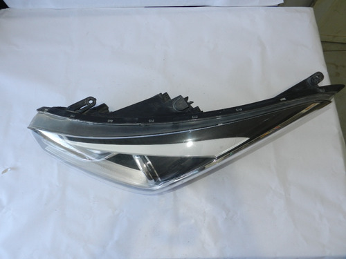Farol Esquerdo Máscara Negra Led Hyundai Hb20 16/19 Detalhe