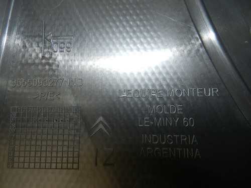 Forro Porta Tras Esq Citroen C4 Pallas 2008 Detal 9655093277