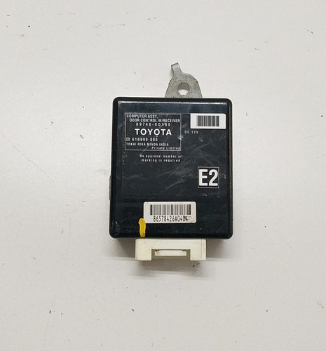 Modulo Central Toyota Etios 1.5 2016 2017 2018 897400d180