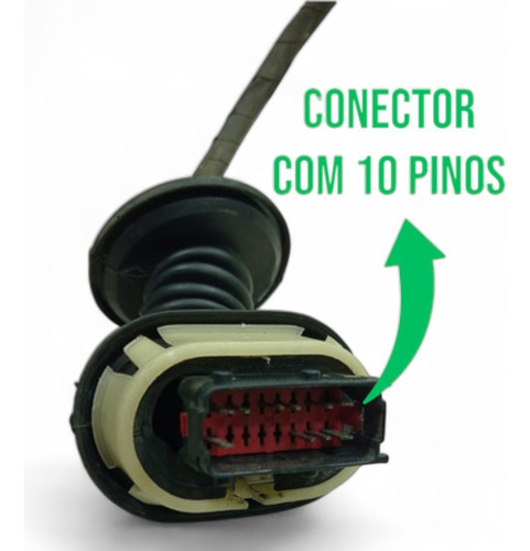 Chicote Da Porta Traseira Esquerda Peugeot 208 2013 A 2016