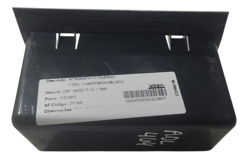 Porta Objetos Console Gm Kadett Sl 1990 (al)