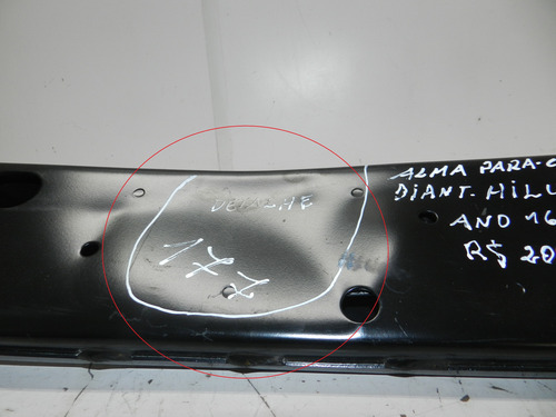 Alma Para-choque Dianteiro Toyota Hilux Srv Sr 16/18 Detalhe