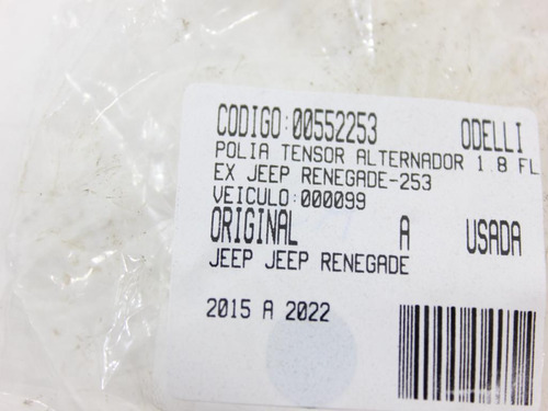 Polia Tensor Alternador 1.8 Flex Jeep Renegade 15/22 Us (253