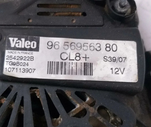 Alternador Peugeot 206 1.6 16v Flex 9656956380