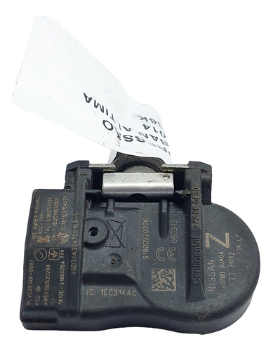 Sensor De Pressão Ar Pneu Nissan Altima 2.5 Ano 2013 2014