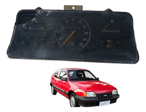 Painel Instrumentos Gm Kadett Sl 1990 Com Detalhe (ap)