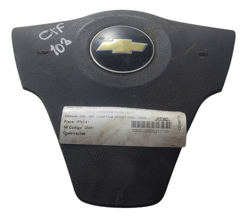 Bolsa Volante Gm Captiva 3.6 2011 (al)