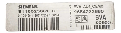 Módulo Caixa Câmbio Citroen C5 2.0 2007 S118025601c