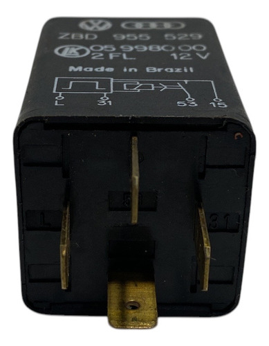 Relê Temporizador Limpadores Vw Gol Parati Santana Zbd955529