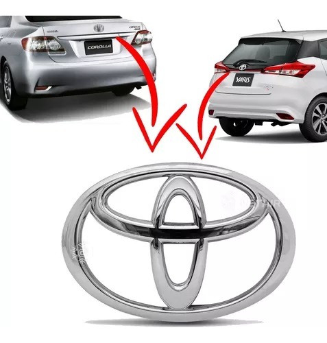 Emblema Tampa Traseira Toyota Corolla Yaris 15/18 7543102100
