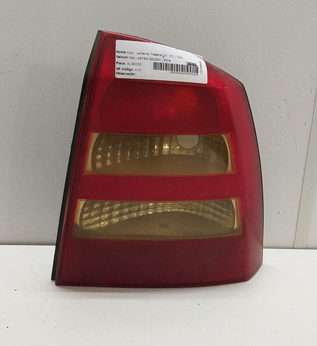 Lanterna Traseira Direita Gm Astra 2002 2003 2004 A 2010