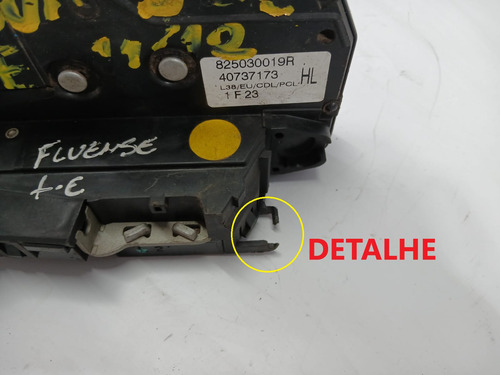 Fechadura Porta Traseira Esquerda Renault Fluence 2011 A 18
