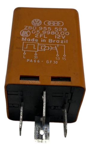 Relê Temporizador Limpadores Vw Gol Parati Santana Zbd955529