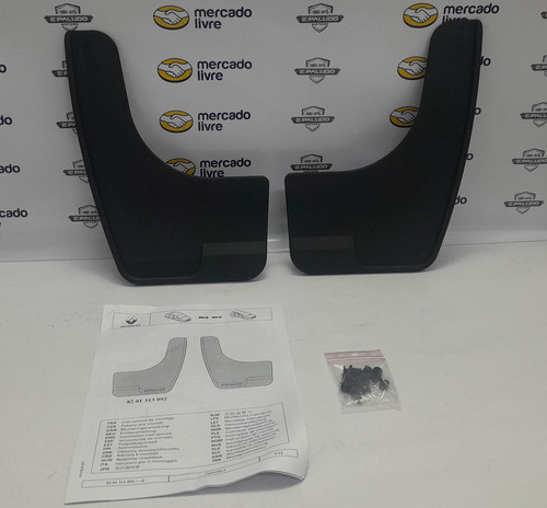 Par Para-barro Traseiro Lameira Sandero Stepway 08/13