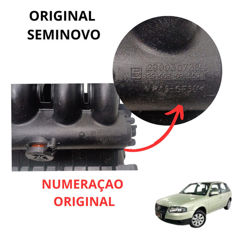 Coletor De Admissao Gol G4 Power 1.0 8v 2005 A 2012