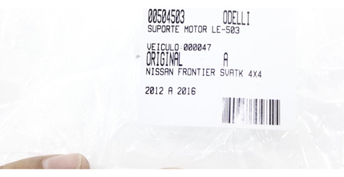 Suporte Motor Le Nissan Frontier Attack 4x4 12/16 Us (503)