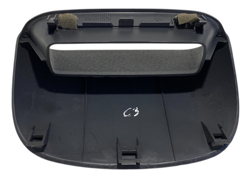 Moldura Capela Relógio Digital Citroen C3 03 Até 12