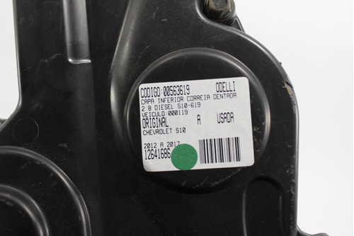 Capa Inferior Correia Dentada 2.8 Diesel S10 12/17 Us (619)