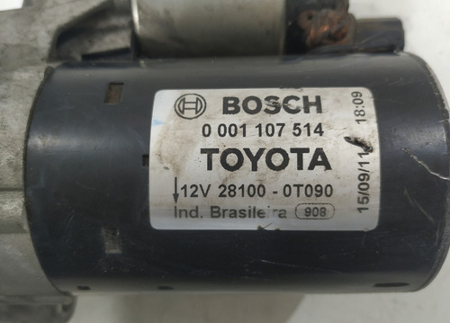 Motor Arranque Toyota Corolla 10 A 14 0001107514 Aut.