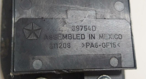 Comando Vidro Dianteiro Esquerdo Dodge Ram 2500 Rc 2009