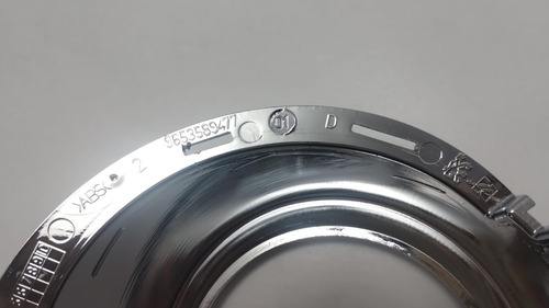 Par Moldura Grade Cromada Farol Milha Peugeot 307 07/12