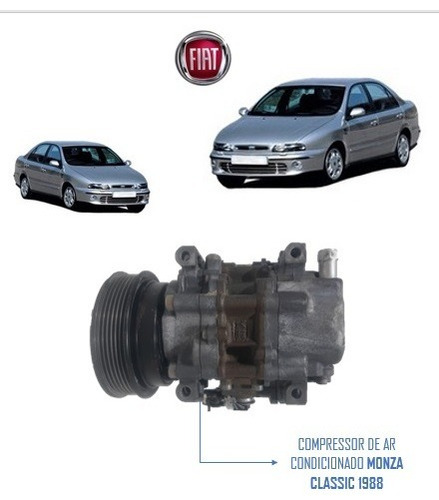 Compressor Ar Condicionado Fiat Marea Elx 2.0 20v 1999 2000