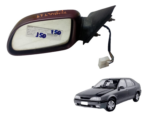 Retrovisor Elétrico Renault 19 1995 1996 1997 1998 Esquerdo